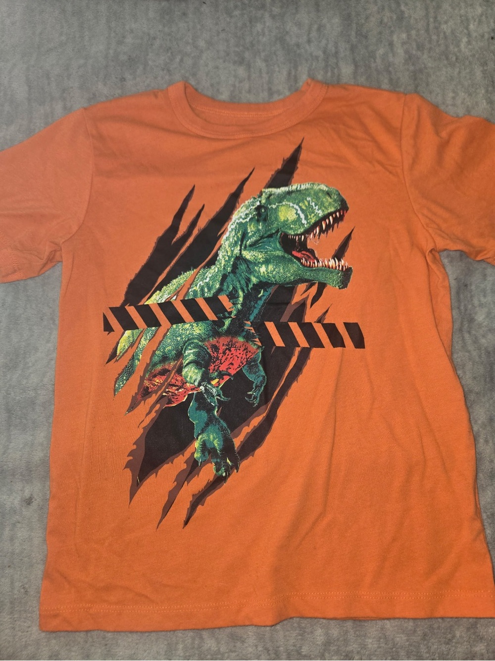 T-Shirt with Dinosaur Graphic